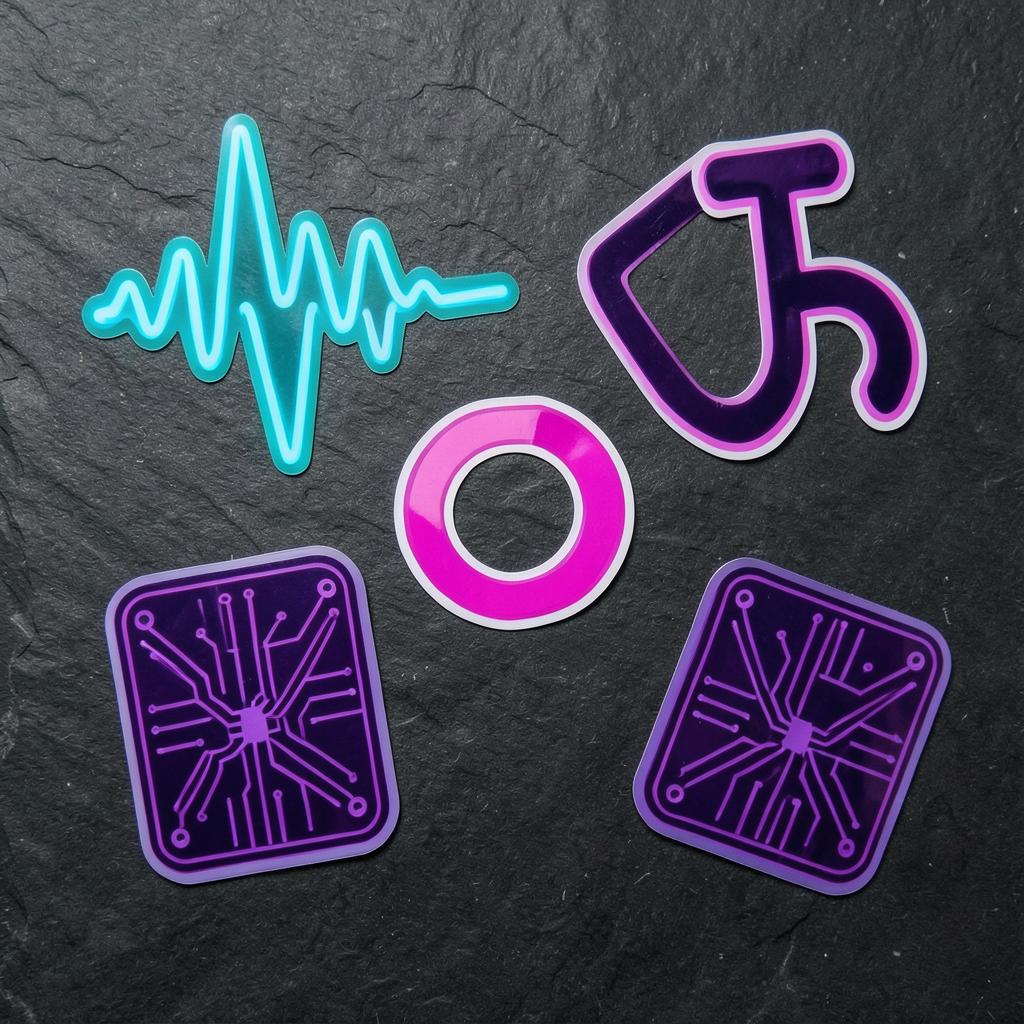 Neon Decal Pack — front view