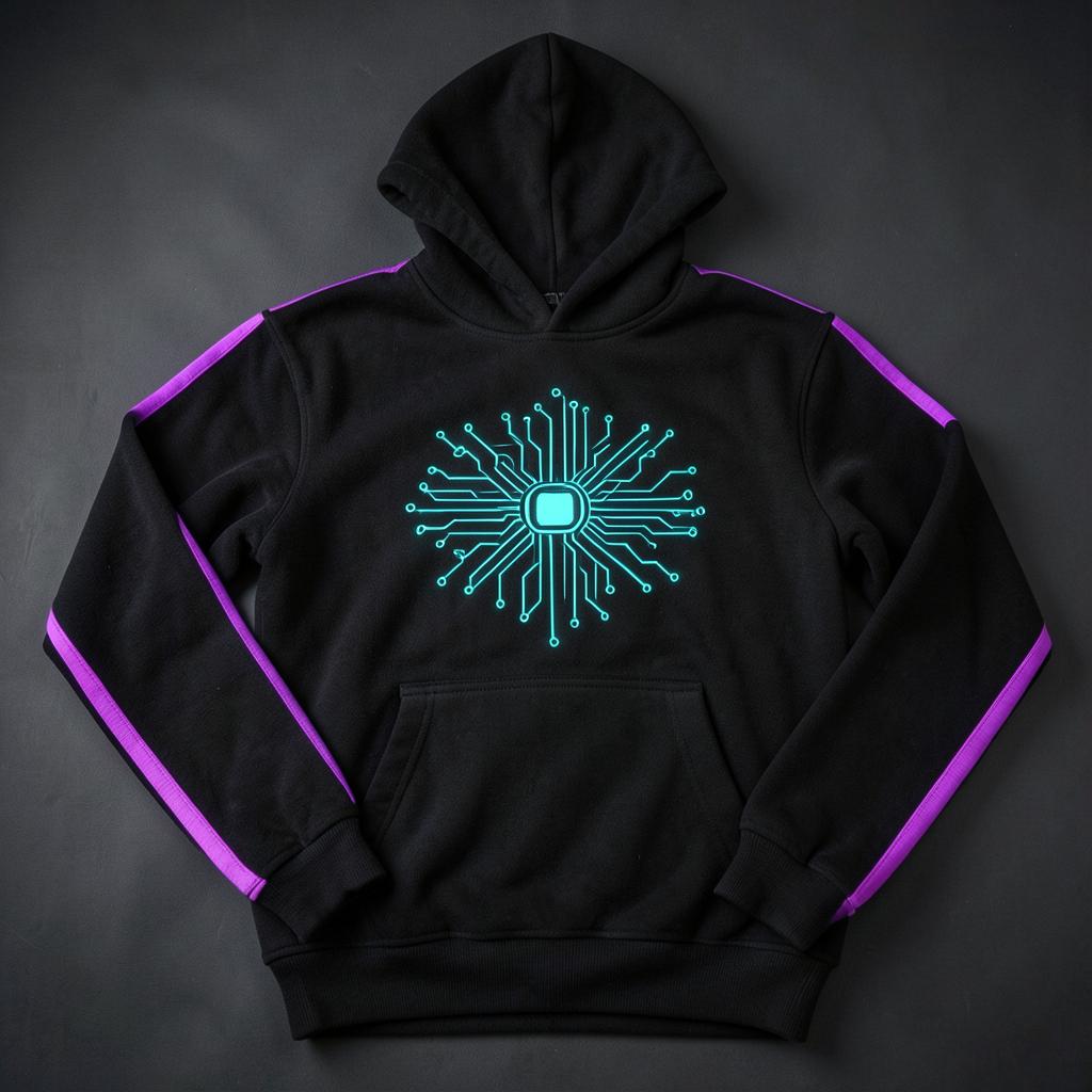 Ohm Wave Runner Hoodie — front view