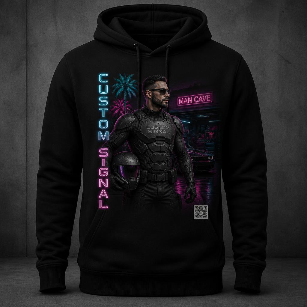 Man Cave Hoodie — front view